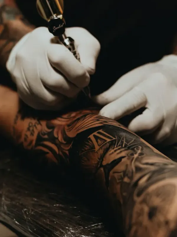 Intricate Sacred Dotwork Tattoo